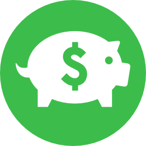 Monthly Premium Give Back give back benefit round icon