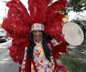 Peoples Health Honors Champion Joseph “Big Chief Monk” Boudreaux at Saints Home Game