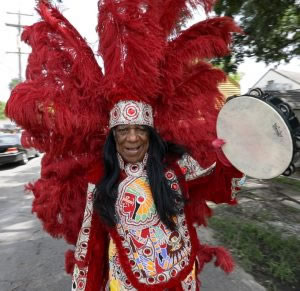 Peoples Health Honors Champion Joseph “Big Chief Monk” Boudreaux at Saints Home Game