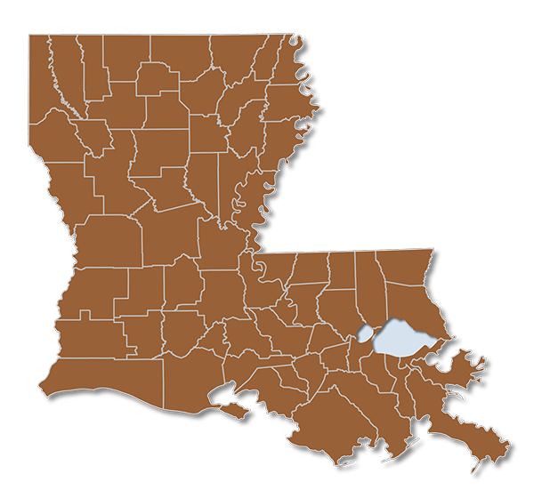State map of Peoples Health Group Parishes
