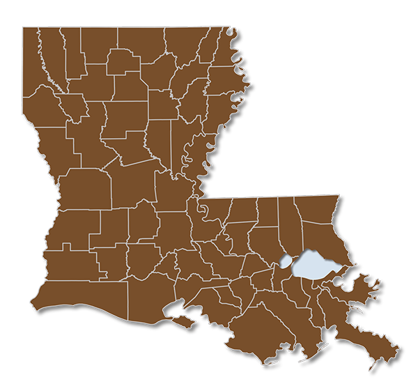 State map of Peoples Health Group Parishes