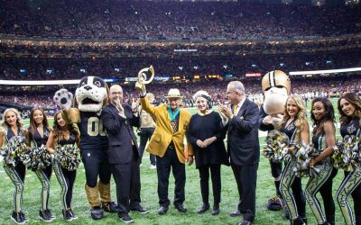 Peoples Health Honors Champion Coach Bob Stevens at Saints Home Game