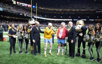 Peoples Health Honors Champion Jim Heneghan at Saints Home Game