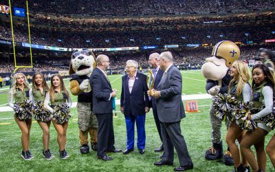 Peoples Health Honors Champion Paul Hilliard at Saints Home Game