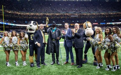 Peoples Health Honors Champion Robert Finley at Saints Home Game
