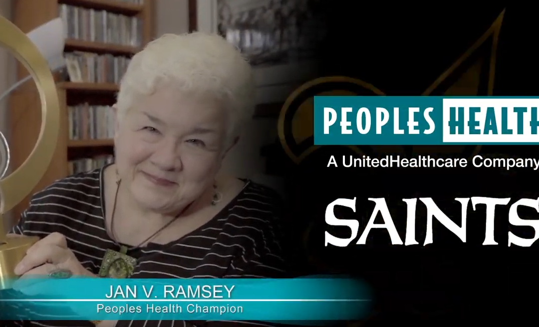 Peoples Health Honors Champion Jan Ramsey at Saints Home Game