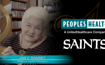 Peoples Health Honors Champion Jan Ramsey at Saints Home Game