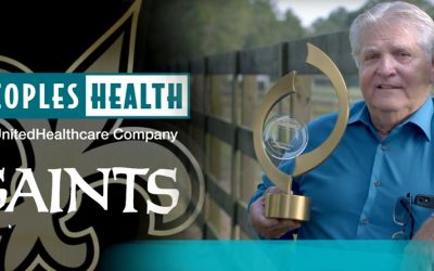 Peoples Health Honors Champion Bill Mayfield at Saints Home Game