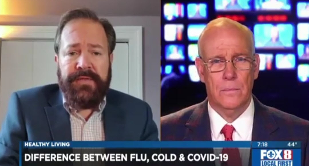 Cold, Flu and COVID-19 – Dr. Brent Wallis on WVUE FOX 8 News