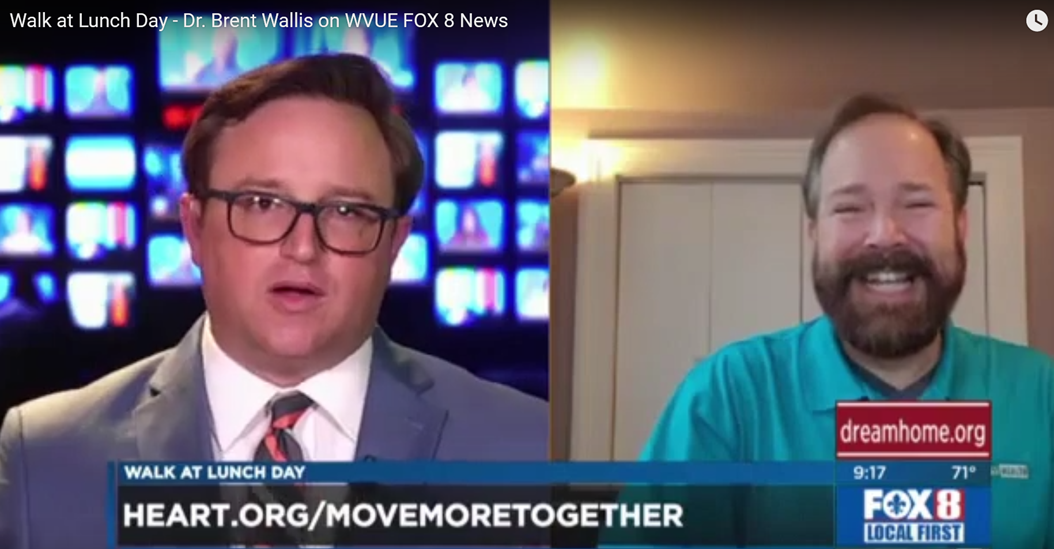 Walk at Lunch Day – Dr. Brent Wallis on WVUE FOX 8 News