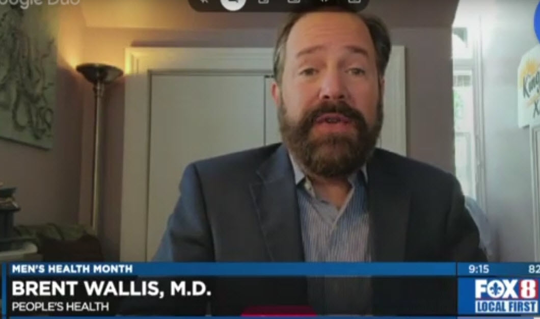 Men’s Health Month – Dr. Brent Wallis on WVUE FOX 8 News