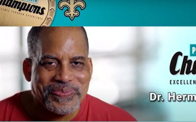 Peoples Health Honors Champion Dr. Herman Kelly at Saints Home Game