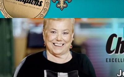 Peoples Health Honors Champion Jean Ramsey at Saints Home Game